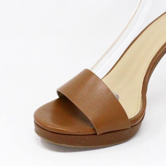 MICHAEL KORS #33743 Tan Leather Heels (US 8 EU 38) - Picture 5 of 8
